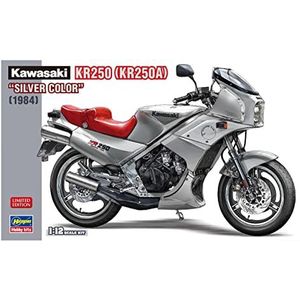 Hasegawa 21747 1/12 Kawasaki KR250 Silver Color modelleerset, meerkleurig