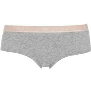 Emporio Armani Emporio Armani Cheeky damesbroek met iconisch logo, integraalslip voor dames (1 stuk), Lichtgrijs chinees