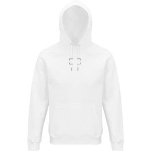 GIL Official Product No Logo – Hoodie White Biologic Cotton, S – OCS Certified