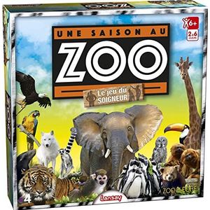 Een seizoen in de dierentuin - gezelschapsspel - educatief - vanaf 6 jaar - 2 tot 6 spelers - Lansay