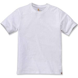 Carhartt Heren T-shirt met korte mouwen Casual Fit Wit XXL