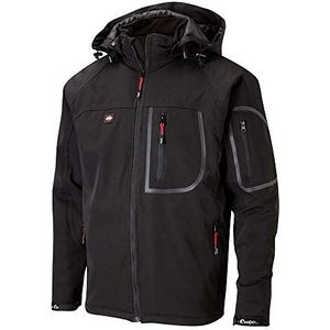 Lee Cooper LCJKT407W Veiligheidsjack voor heren, waterdicht, winddicht, ademend, volledig gevoerd, zwart, XXL