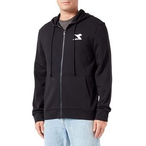 Diadora Sweat à capuche FZ CORE pour homme, Noir, L