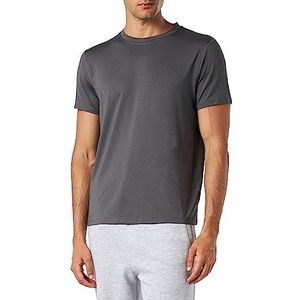MEETWEE, Functioneel hardloopshirt voor heren, ademend, korte mouwen, grijs - T, S, Grijs T