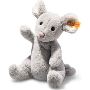 Steiff 056246 Soft Cuddly Friends Cheesy Mouse, grijs paars, 19 cm
