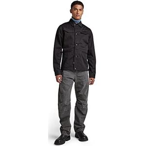 G-STAR RAW worker overshirt heren jas, zwart (Dk Black C900-6484)