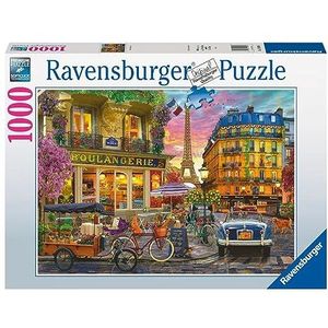 Ravensburger Puzzel 19946 - Parijs bij het ochtendgloren - puzzel met 1000 stukjes voor volwassenen vanaf 14 jaar