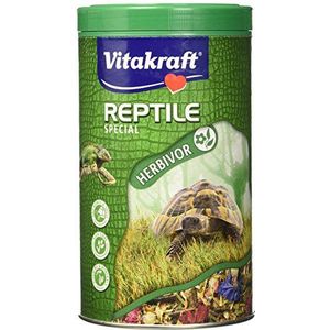 Vitakraft Turtle Speciaal voor landschildpadden en plantenetende reptielen, 1 l