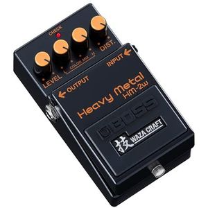 BOSS HM-2W Heavy Metal Gitaar Effectpedaal | Het legendarische kettingzaaggeluid van Zweedse Death Metal | In Waza Craft versie | HM-2 standaard modus en agressievere aangepaste modus