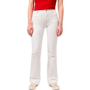 Wrangler Damesjeans Flare, Wit