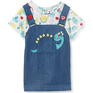 Tuc Tuc Denim / gebreide jurk voor baby's, blauw, 0 maanden, Blauw