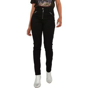 Joe Browns Zip Detail Skinny Jeans Dames Jeans (1 stuk), zwart.