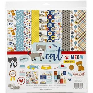 ECHO PARK PAPER COMPANY I Love My Cat kattenhalsband, 30,5 x 30,5 cm, Eén maat