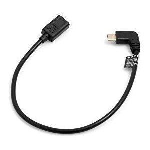 System-S USB 3.1 type C haakse kabel op 3.1 C aansluiting 30 cm voor smartphones