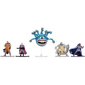 Jada Toys Dungeons & Dragons Nanofigs Nano Die-Cast, Minsc Human Ranger, Elf Bard, Orc Paladin, Tiefling Paladin, Beholder, 5 stuks/set 4 cm, vanaf 12 jaar