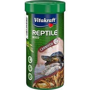 Vitakraft Hauptfutter fleischfressende reptielen, reptiel gemengd, 1 x 250 ml