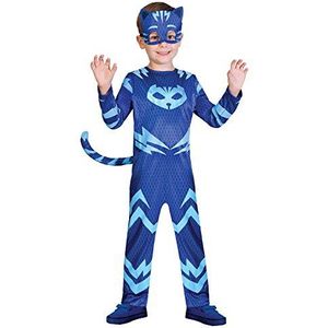 Amscan 9902954 - kinderkostuum PJ Masks Catboy, jumpsuit en masker, superhelden