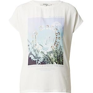 Garcia T-shirt à manches courtes pour femme, ecru, XL