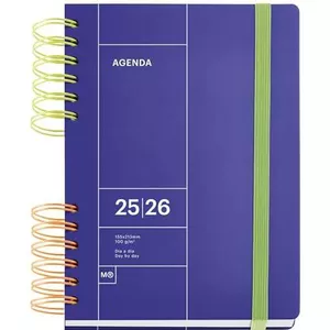 Miquelrius Anemone Weekplanner – A5+ (155x213 Mm), Spiraal, Elastiek, FSC-papier, Spaans, Voor 2026, Met Bloemendesign