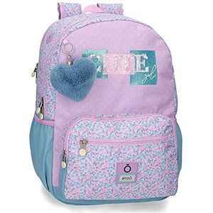 Enso Cute Girl Bagage - Messenger Bag voor meisjes, paars, Mochila Escolar para Portátil aanpasbaar, rugzak 42, Paars., Rugzak 42