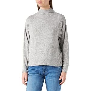 s.Oliver T-shirt met lange mouwen voor dames, losse pasvorm, grijs.