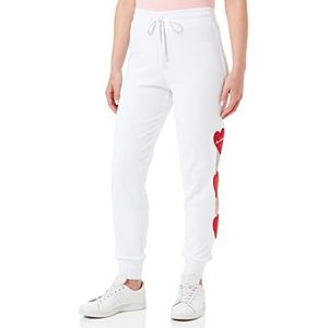 Moschino Dames joggingbroek vrijetijdsbroek wit optisch 46, Optisch wit.