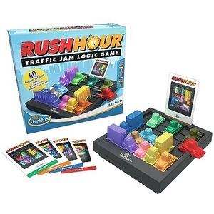 ThinkFun Rush Hour - Spel voor kinderen vanaf 8 jaar - 40 breinbrekers - Ontsnap uit de verkeerschaos!