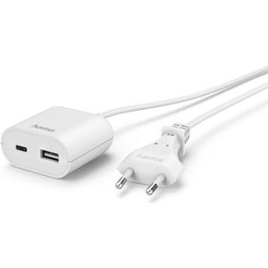 Sect USB-blok met 1,9 m lange kabel, 3,5 A, 1 USB-A, 1 USB-C, BLC