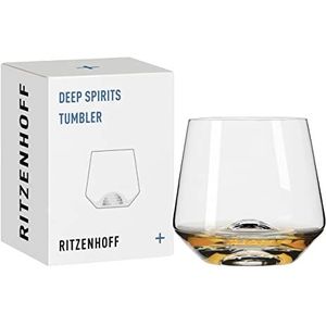 RITZENHOFF 3841004 Tumblerglas 400 ml - Serie Deep Spirits Nr. 4 Igloo - met reliëf in de kristallen bodem - Made in Germany