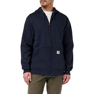 Carhartt Midweight Sweatshirt met capuchon voor heren met ritssluiting (1 stuk), Navy Blauw