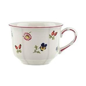 Villeroy & Boch Kleine bloem cappuccino mok (10-2395-1240), porselein, geschikt voor 1 persoon, 1 kopje
