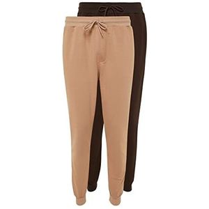 Trendyol Pantalon de sport de base régulier taille normale homme, marron, XL