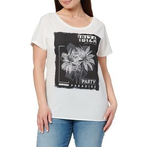 KEYLARGO WT Ibiza Round T-shirt pour femme, Blanc cassé (1001), L