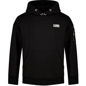 ALPHA INDUSTRIES Organics Os Hoody Kids/Teens Sweatshirt met capuchon, uniseks, kinderen, Zwart (Organic Black)