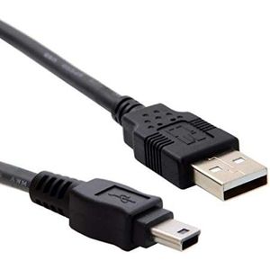 System-S usb a naar mini usb kabel 8m