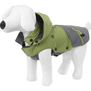 Kerbl Vancouver 81408 outdoorjas voor honden, 40 cm, groen/grijs