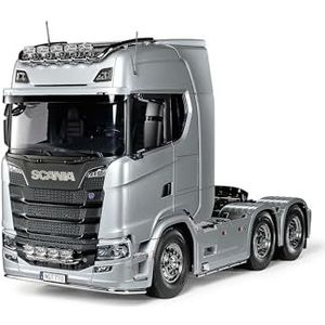 1:14 Tamiya 56373 RC Scania S770 V8 Truck 6X4 - Pre-painted Silver edition RC Plastic Modelbouwpakket
