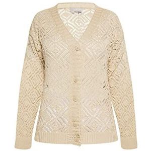 jopida Cardigan en tricot pour femme 10426983-JO01, crème, taille XL, ivoire, XL