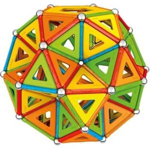 Geomag - Magnetische constructies, 392, blauw, groen, geel, oranje, rood