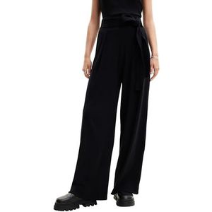 Desigual Pantalon Tami pour femme, Noir, XL