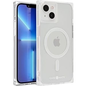 Case-Mate - BLOX beschermhoes voor iPhone 13, rechthoekig, dun – licht, compatibel met magnetisch opladen, valbescherming van 3 m, 6,1 inch, transparant