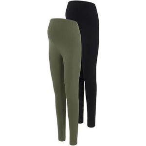 Mamalicious_NOS Leggings dames, zwart/pakket: Thyme, XS, zwart/pakket: Thymium