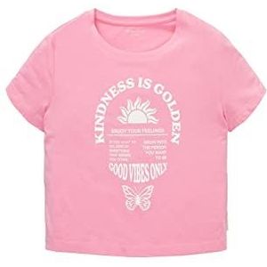 TOM TAILOR 1036125 T-shirt voor meisjes, 31654 - Pink Sun
