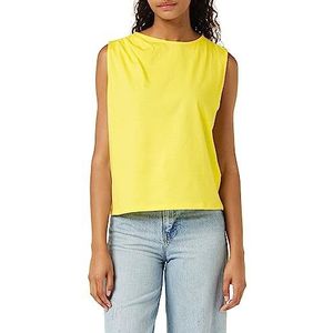 United Colors of Benetton T-shirt voor dames, geel 35R, L, Geel 35R
