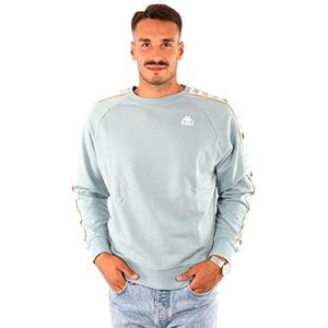 Kappa - Sweatshirt Vomiso Authentic voor heren, donkerblauw, zwart, wit