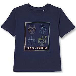 Star Wars Boswmants065 T-shirt voor jongens (1 stuk), Navy Blauw