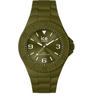 Ice-Watch - ICE Generation Military - Groen herenhorloge met siliconen armband - 019872 (Medium), Groen, 019872