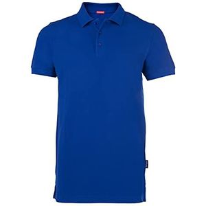 HRM Heavy Performance Poloshirt voor heren, hoogwaardig poloshirt voor heren, basic poloshirt wasbaar tot 60 °C, hoogwaardige en duurzame herenkleding, werkkleding, Royal Blauw