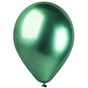 Ciao Premium Quality G120 metallic latex ballonnen (33 cm/13 inch), metallic groen