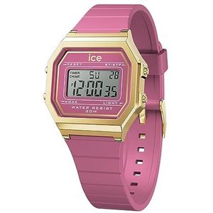 Ice-Watch - ICE digit retro blush paars - paars dameshorloge met kunststof band - 022051 (Small), Paars., Klassiek